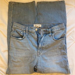Madewell slim wide-leg crop